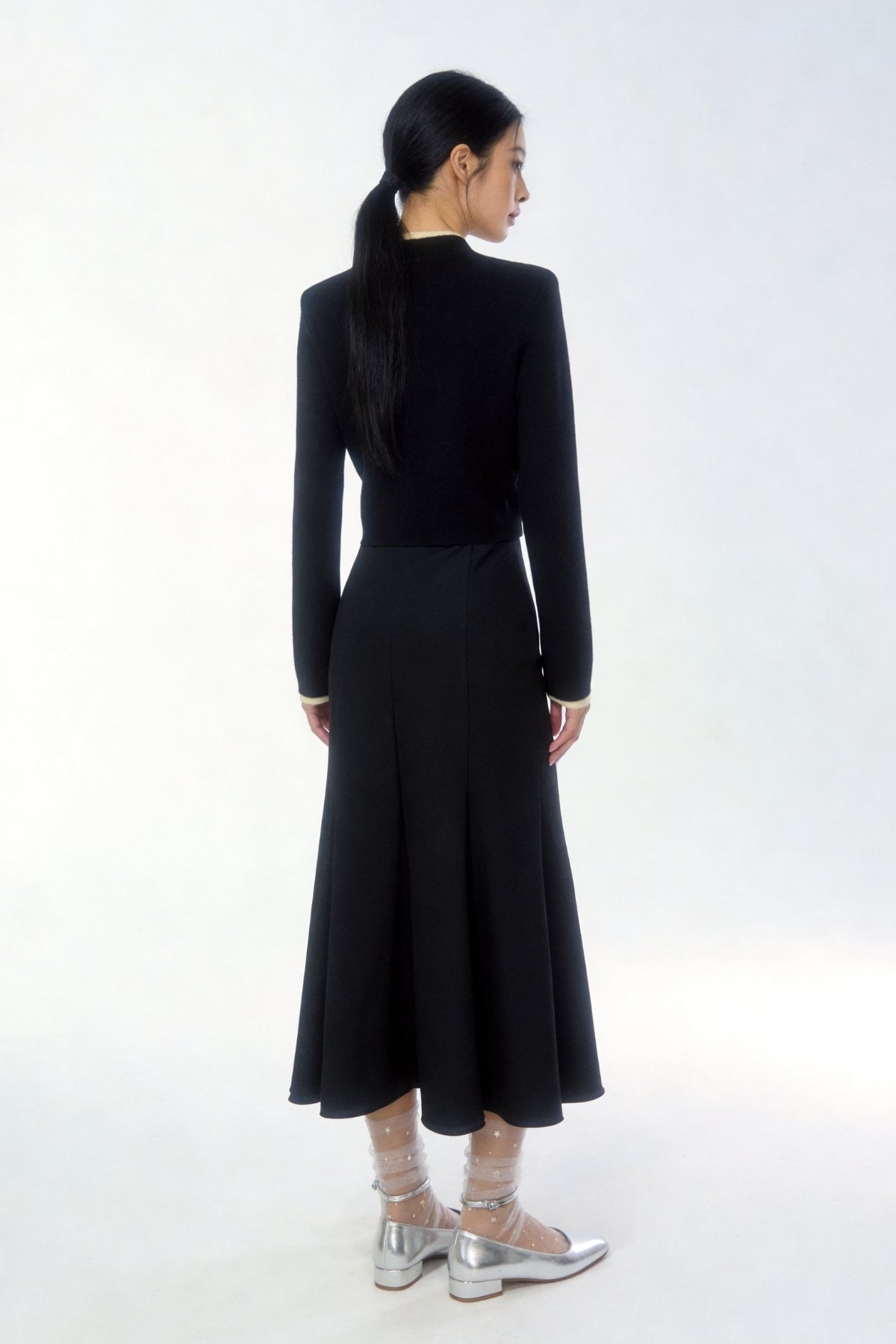 Lysandra Mermaid Midi Skirt