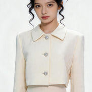 Lysenne Tailored Cropped Jacket