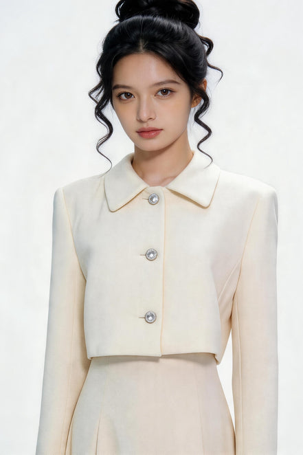 Lysenne Tailored Cropped Jacket