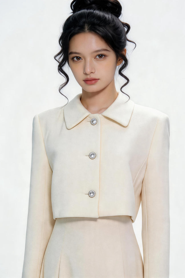 Lysenne Tailored Cropped Jacket