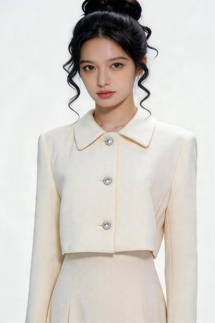 Lysenne Tailored Cropped Jacket