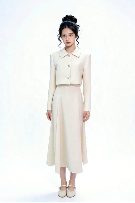 Lysenne Tailored Cropped Jacket