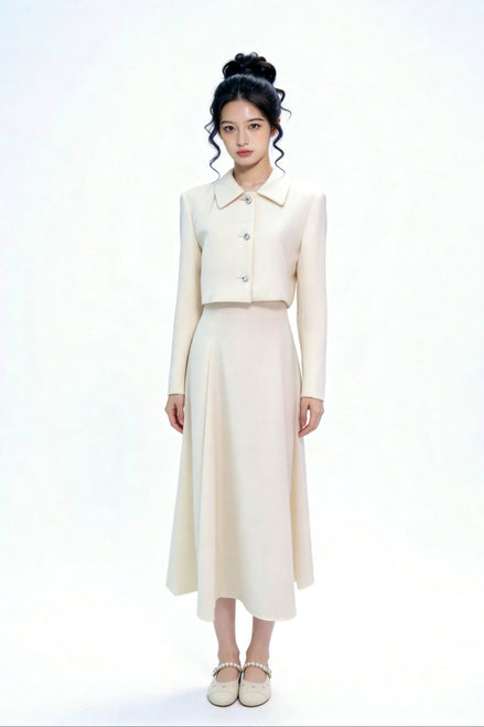 Lysenne Tailored Cropped Jacket
