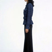 Mael Belted Tweed Safari Jacket