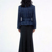 Mael Belted Tweed Safari Jacket