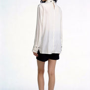 Marshell Beaded-Cuff Shirt
