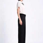 Ondine High-Rise Belted Wide-Leg Trousers