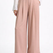 Ondine High-Rise Belted Wide-Leg Trousers