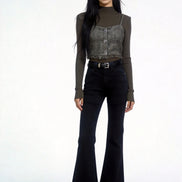 Orenza High-Rise Flare Denim