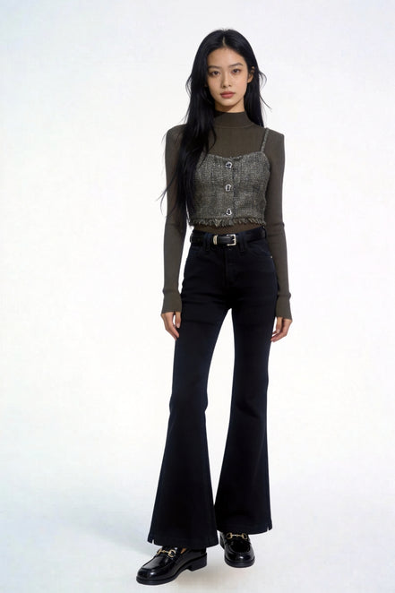 Orenza High-Rise Flare Denim