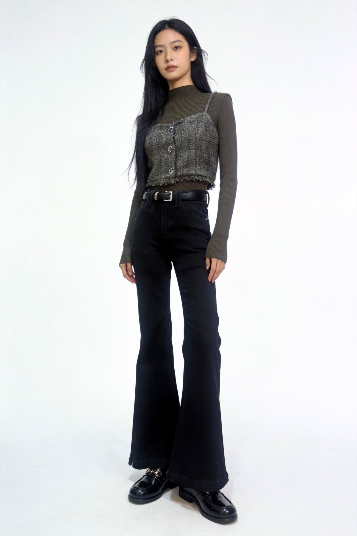 Orenza High-Rise Flare Denim