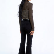 Orenza High-Rise Flare Denim