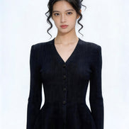 Paxxi Ribbed Peplum Knit Cardigan