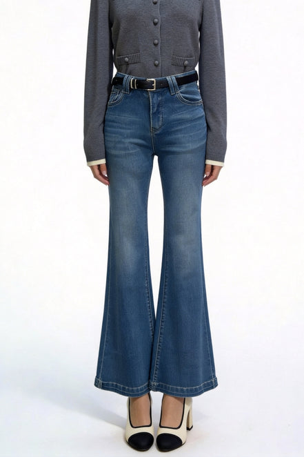 Petra High-Rise Flare Denim