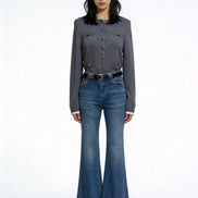 Petra High-Rise Flare Denim