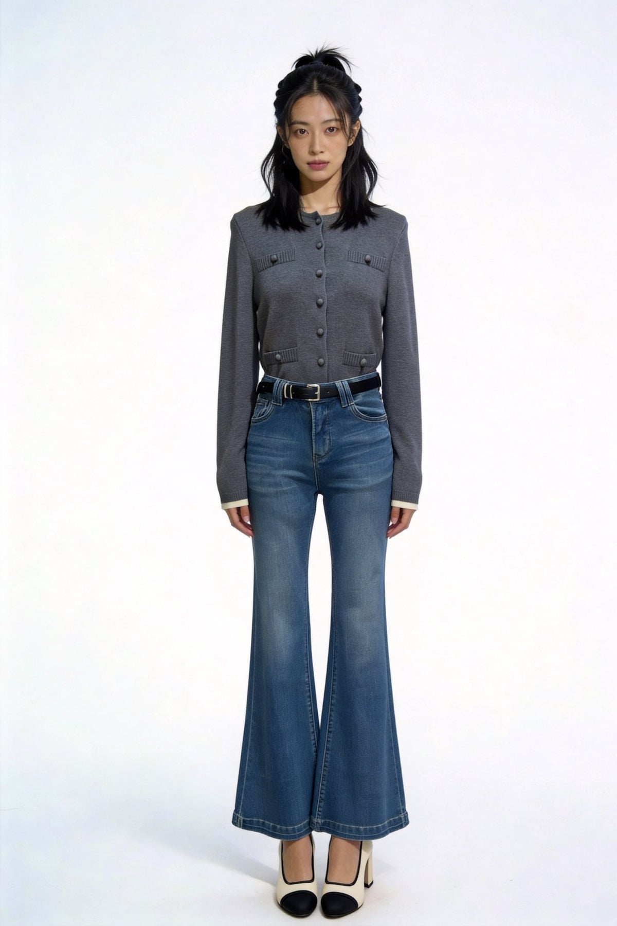 Petra High-Rise Flare Denim
