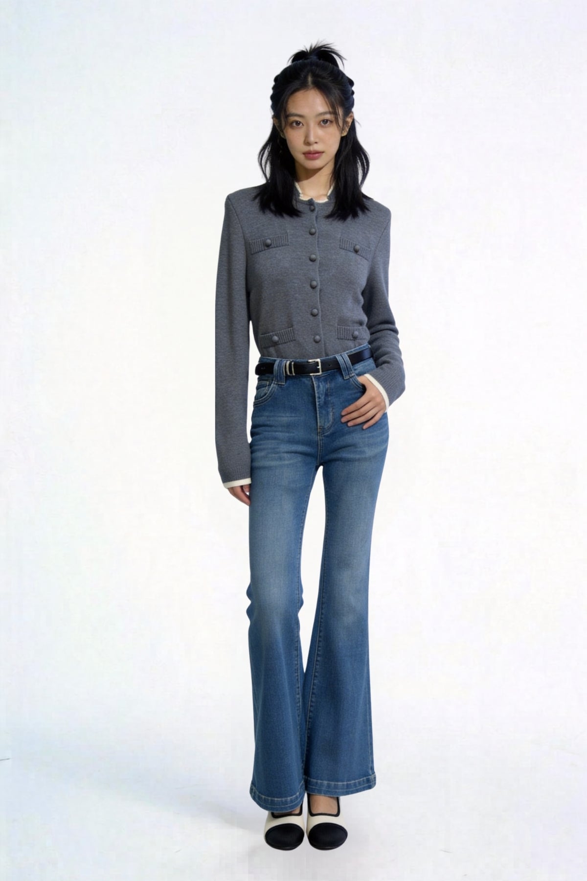 Petra High-Rise Flare Denim
