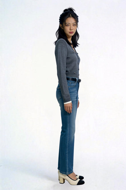 Petra High-Rise Flare Denim