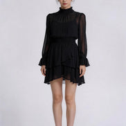 Romilly Smocked Chiffon Tiered Dress
