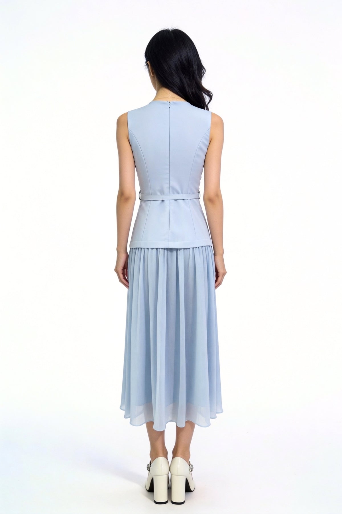 Seravelle Layered Midi Dress