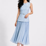 Seravelle Layered Midi Dress