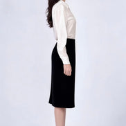Signe Sleek Column Midi Skirt