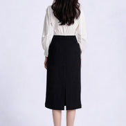 Signe Sleek Column Midi Skirt
