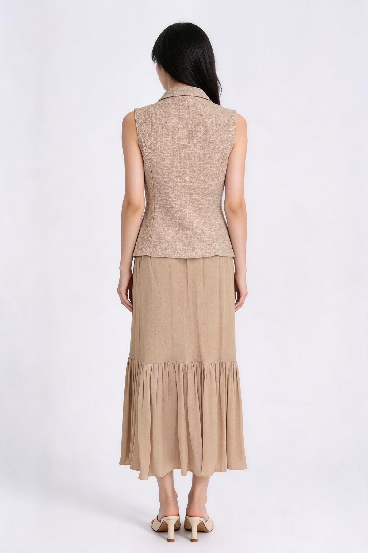 Solvienne Utility Button Vest