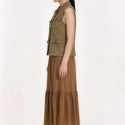 Solvienne Utility Button Vest