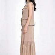 Solvienne Utility Button Vest