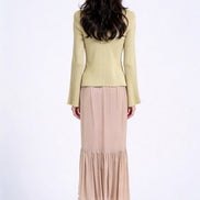 Sylvara Ribbed Knit Cardigan Set