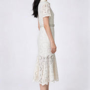 Thealyn Embroidered Mermaid Dress