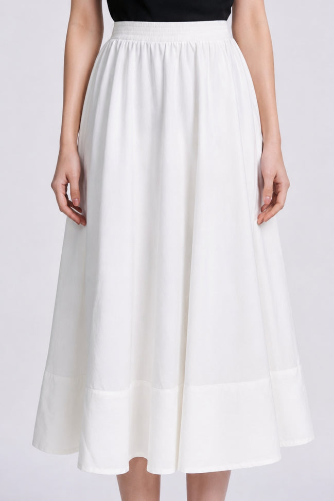 Tindra Gathered Tiered A-Line Skirt