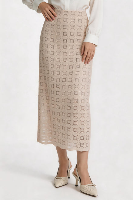 Velisse Crochet Lace Skirt