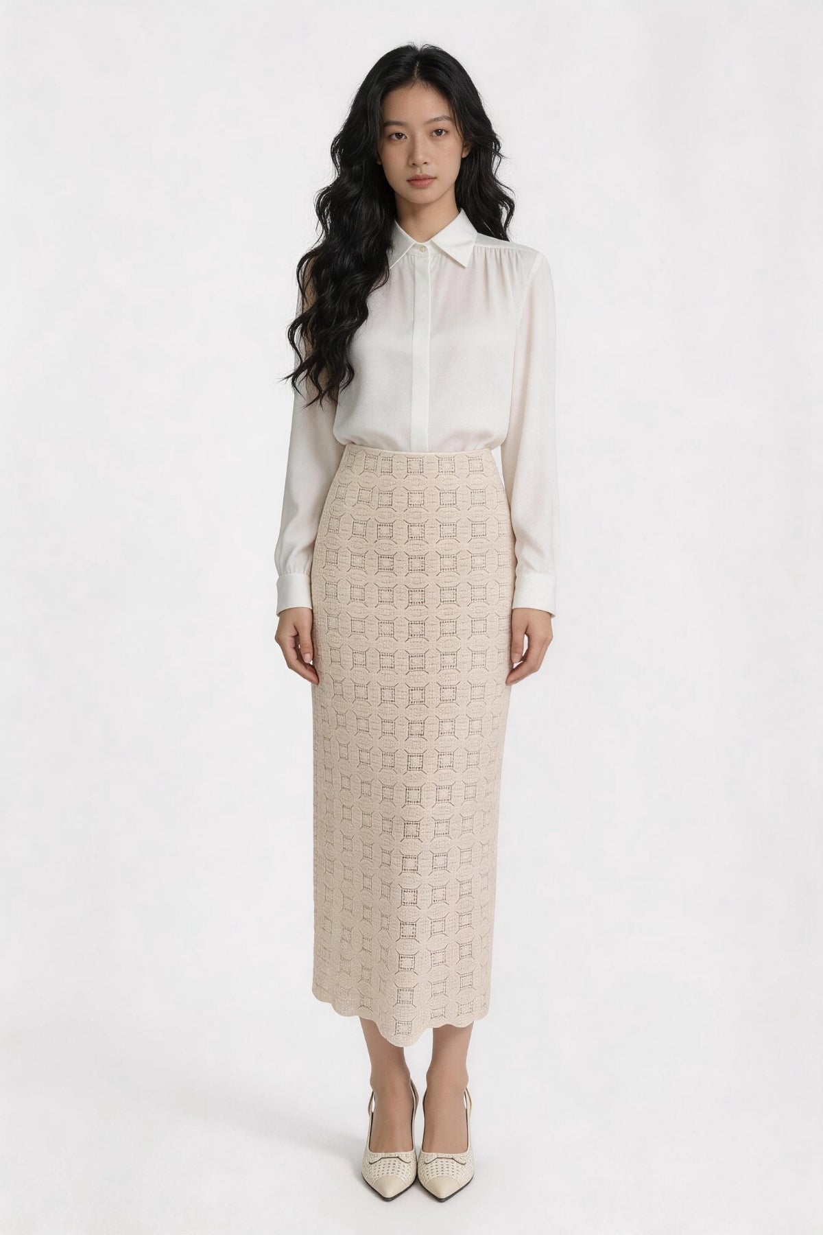 Velisse Crochet Lace Skirt