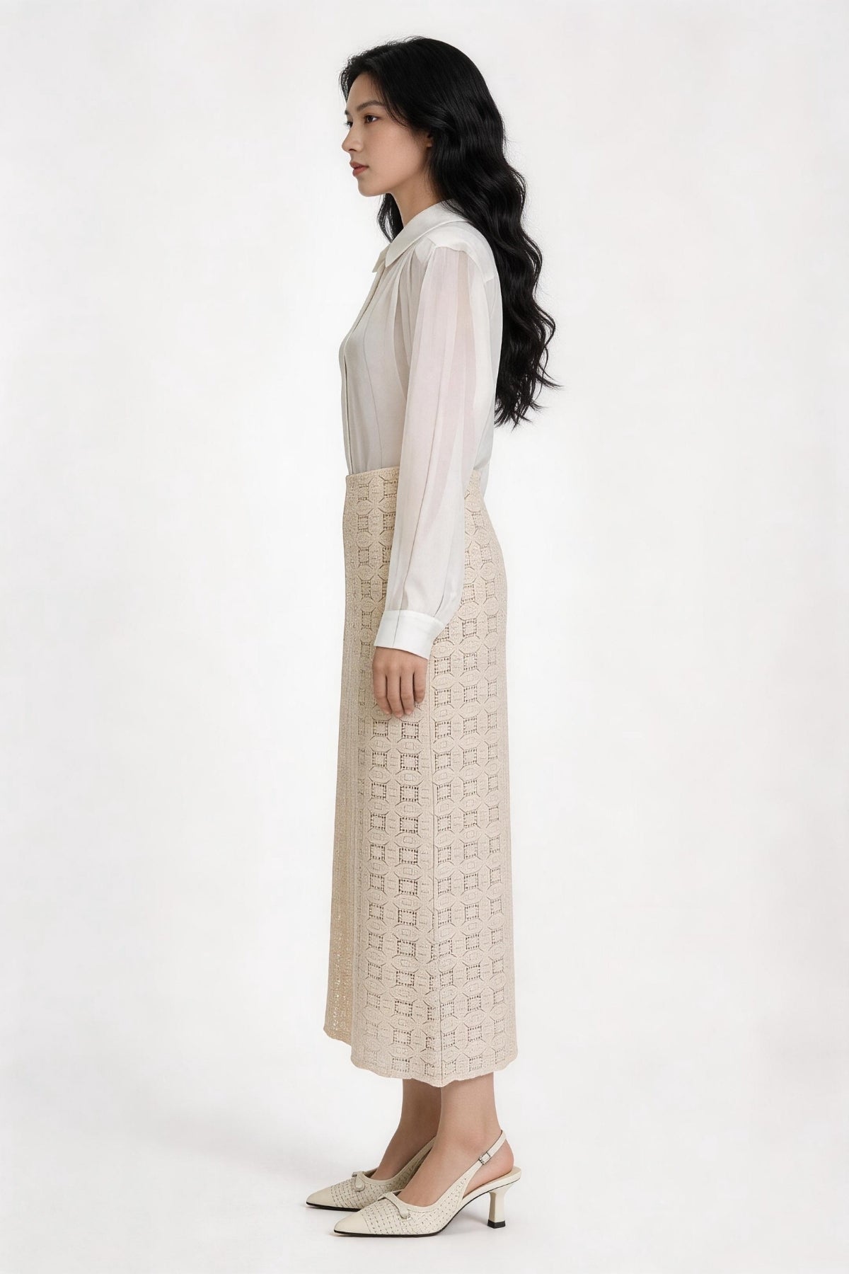 Velisse Crochet Lace Skirt