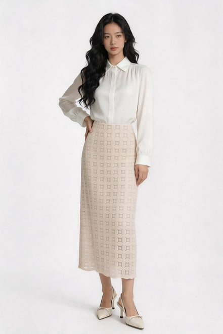 Velisse Crochet Lace Skirt