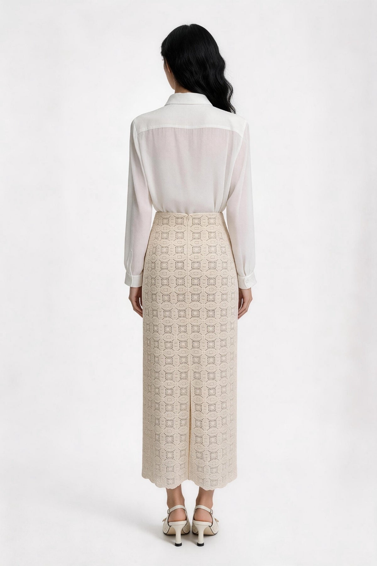 Velisse Crochet Lace Skirt