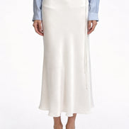 Viaa High-Waist Flowing Maxi Skirt