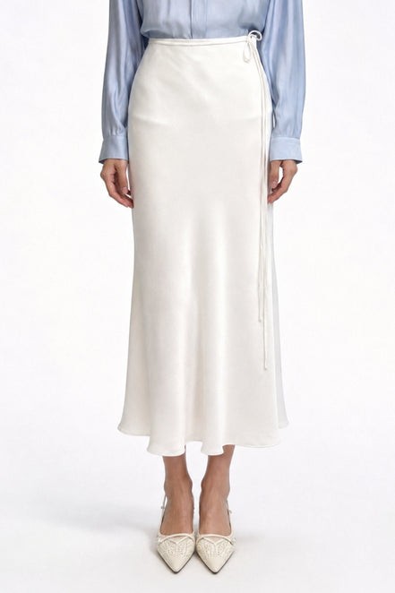 Viaa High-Waist Flowing Maxi Skirt