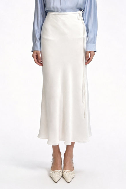 Viaa High-Waist Flowing Maxi Skirt