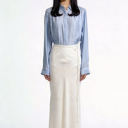 Viaa High-Waist Flowing Maxi Skirt