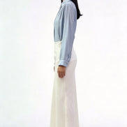 Viaa High-Waist Flowing Maxi Skirt