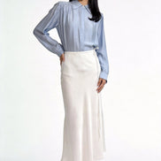 Viaa High-Waist Flowing Maxi Skirt