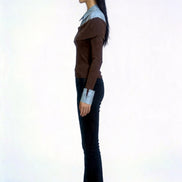Vivia Faux-Layered Off-Shoulder Knit Top