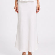 Xanthe Fluid High-Waisted Midi Skirt