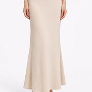 Xanthe Fluid High-Waisted Midi Skirt