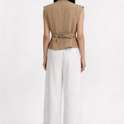 Belen Tailored V-Neck Vest