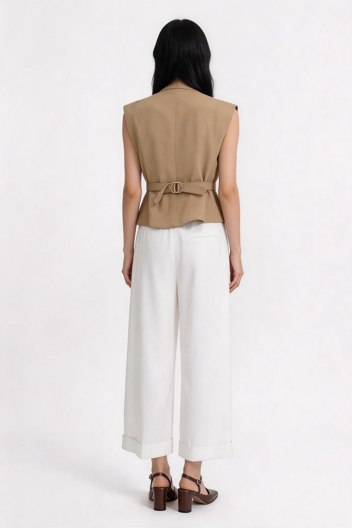 Belen Tailored V-Neck Vest