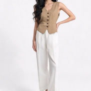 Belen Tailored V-Neck Vest
